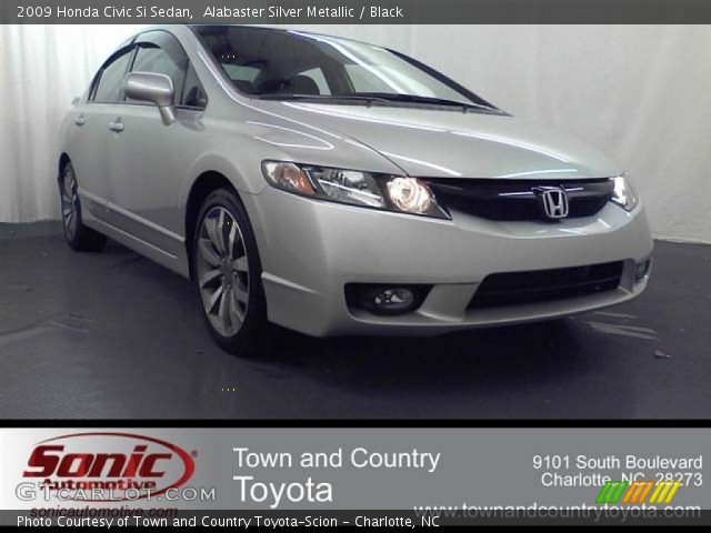 2009 Honda Civic Si Sedan in Alabaster Silver Metallic