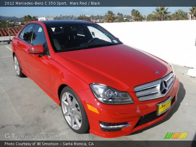 2012 Mercedes-Benz C 350 Sport in Mars Red