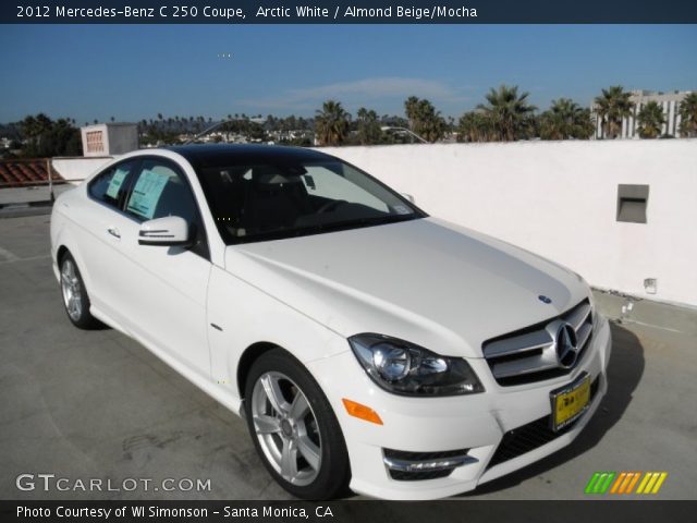 2012 Mercedes-Benz C 250 Coupe in Arctic White
