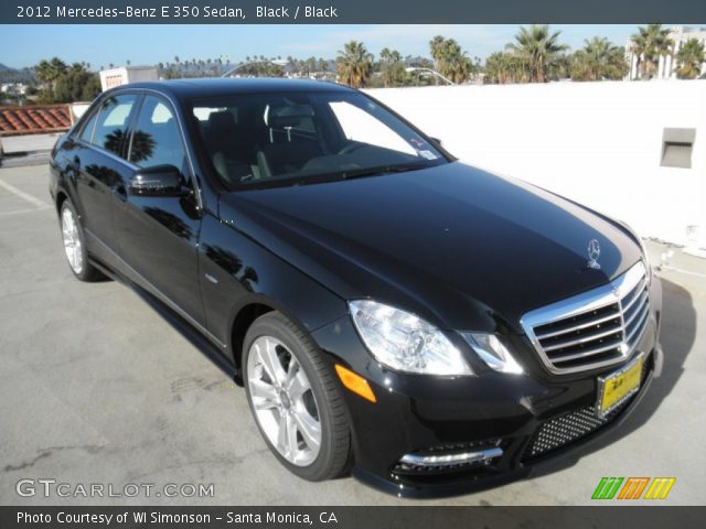 2012 Mercedes-Benz E 350 Sedan in Black