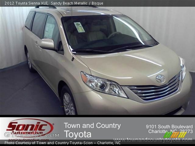 2012 Toyota Sienna XLE in Sandy Beach Metallic
