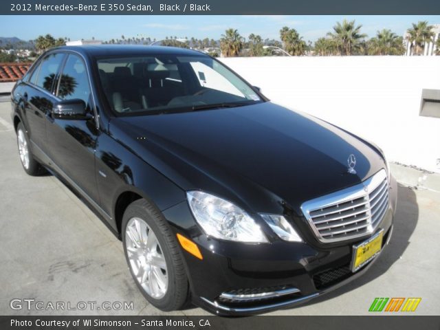 2012 Mercedes-Benz E 350 Sedan in Black