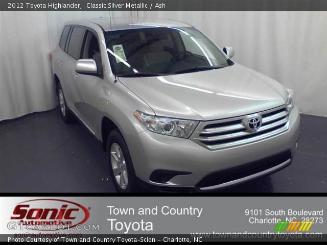 2012 Toyota Highlander  in Classic Silver Metallic