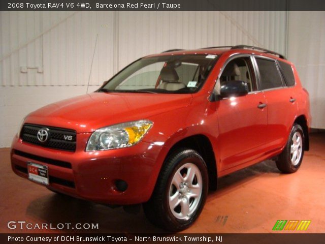 2008 Toyota RAV4 V6 4WD in Barcelona Red Pearl