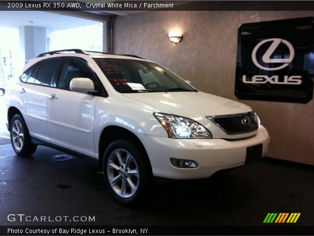 2009 Lexus RX 350 AWD in Crystal White Mica