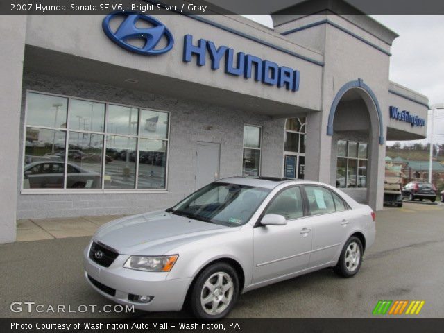 2007 Hyundai Sonata SE V6 in Bright Silver