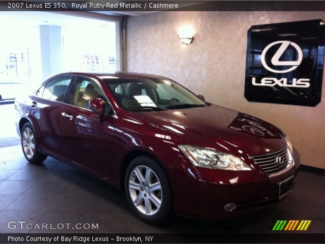 2007 Lexus ES 350 in Royal Ruby Red Metallic