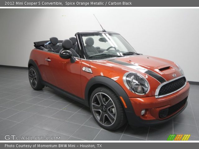 2012 Mini Cooper S Convertible in Spice Orange Metallic