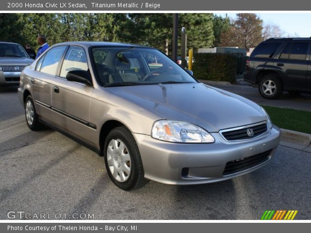 2000 Honda civic lx sedan specs