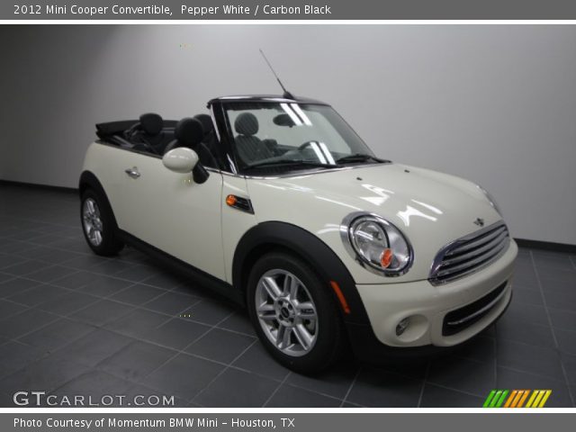 2012 Mini Cooper Convertible in Pepper White