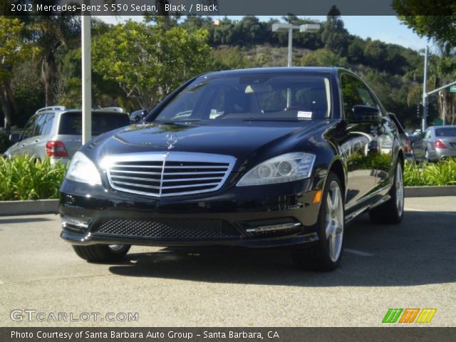 2012 Mercedes-Benz S 550 Sedan in Black