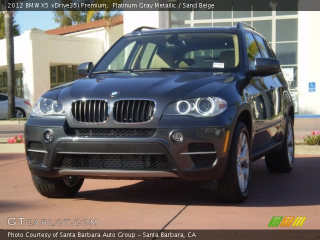 2012 BMW X5 xDrive35i Premium in Platinum Gray Metallic