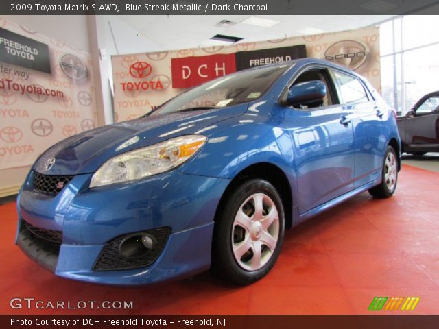 2009 Toyota Matrix S AWD in Blue Streak Metallic