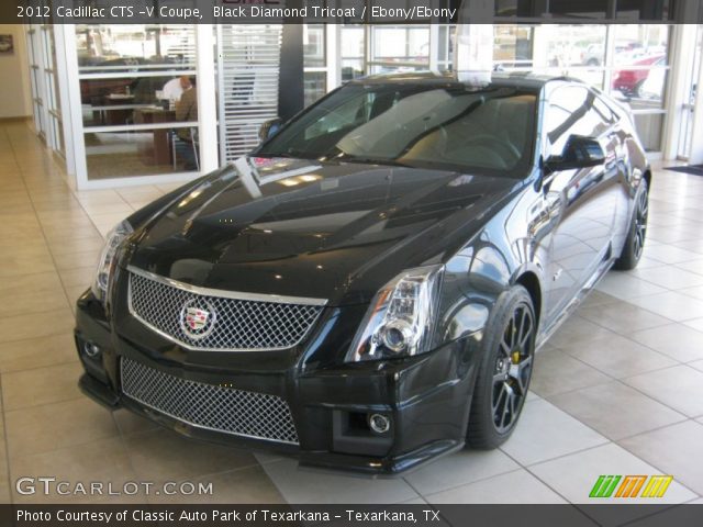 2012 Cadillac CTS -V Coupe in Black Diamond Tricoat