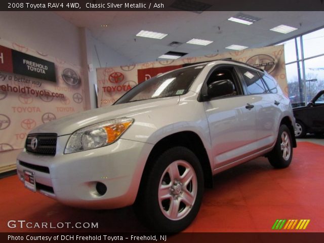 2008 Toyota RAV4 4WD in Classic Silver Metallic