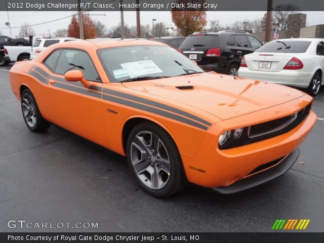 2012 Dodge Challenger R/T Classic in Header Orange
