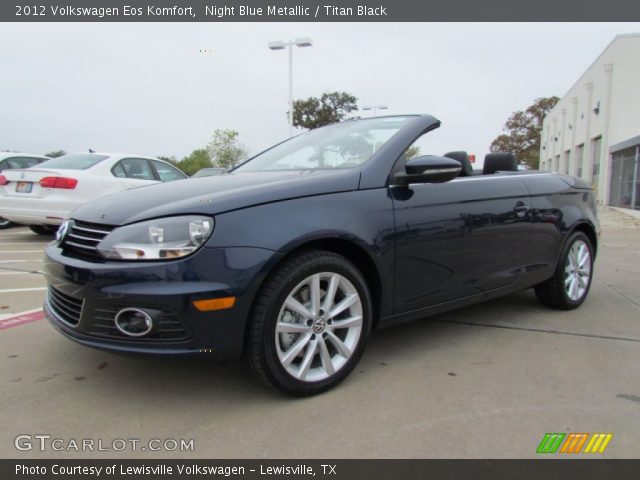 2012 Volkswagen Eos Komfort in Night Blue Metallic