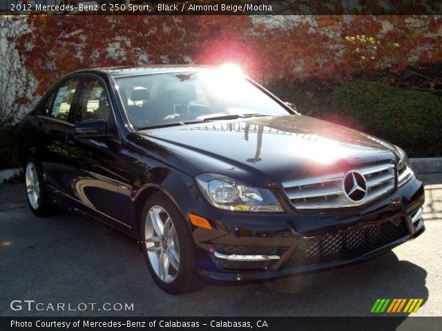 2012 Mercedes-Benz C 250 Sport in Black