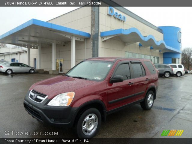 2004 Honda CR-V LX 4WD in Chianti Red Pearl