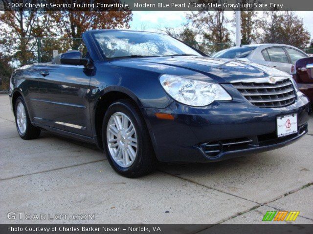 2008 Chrysler Sebring Touring Convertible in Modern Blue Pearl