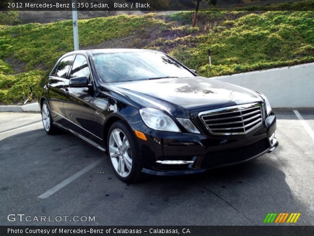 2012 Mercedes-Benz E 350 Sedan in Black