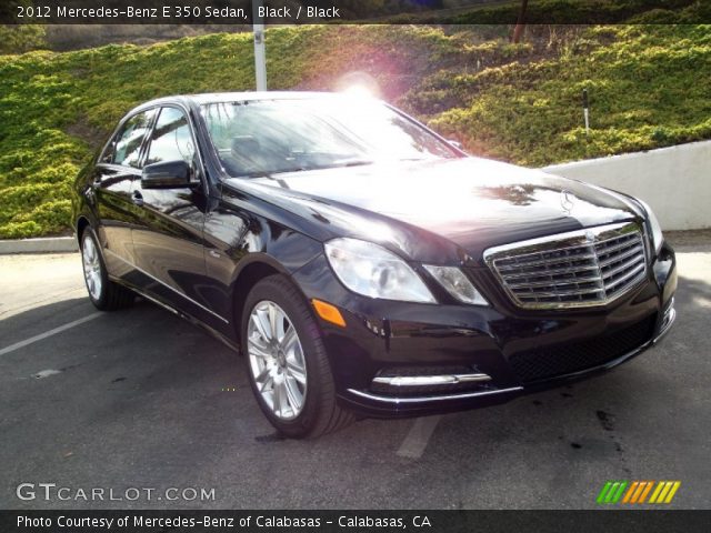 2012 Mercedes-Benz E 350 Sedan in Black