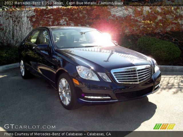 2012 Mercedes-Benz E 350 Sedan in Capri Blue Metallic