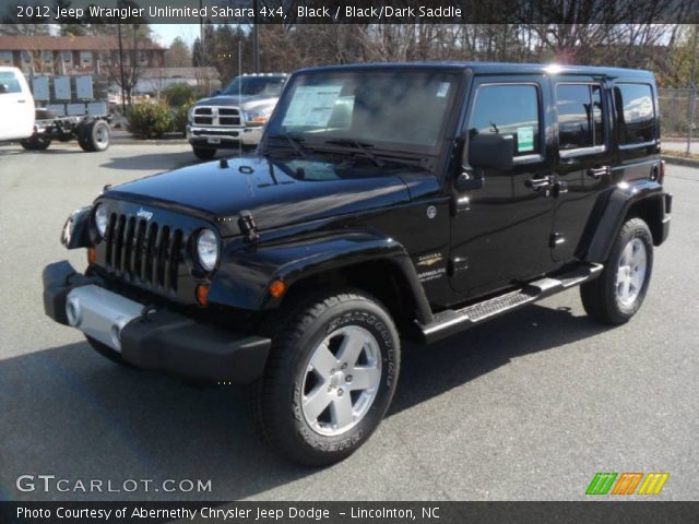 2012 Jeep Wrangler Unlimited Sahara 4x4 in Black