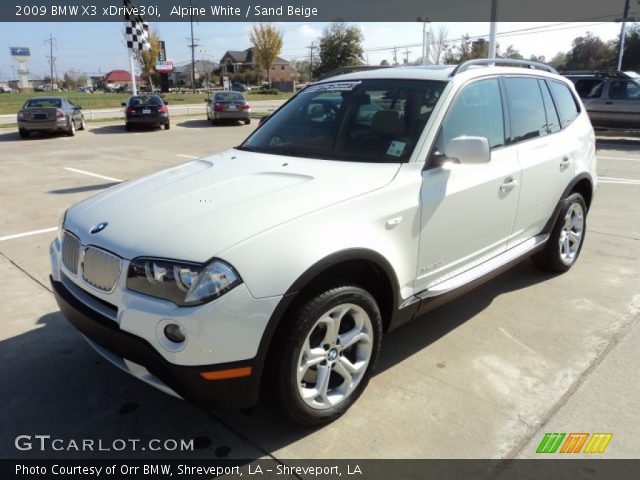 2009 BMW X3 xDrive30i in Alpine White