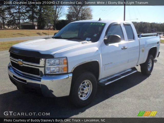2008 Chevrolet Silverado 2500HD LT Extended Cab in Summit White