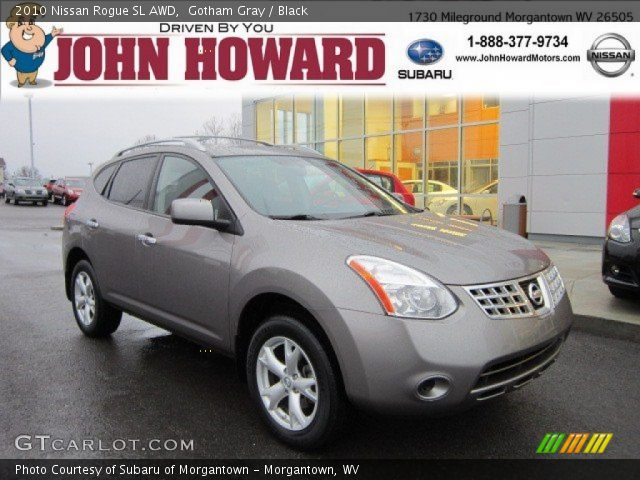 2010 Nissan Rogue SL AWD in Gotham Gray