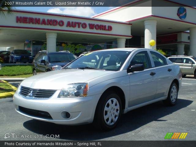 2007 Mitsubishi Galant DE in Liquid Silver Metallic