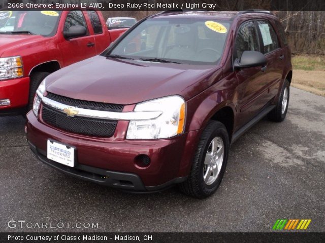 2008 Chevrolet Equinox LS AWD in Deep Ruby Red Metallic
