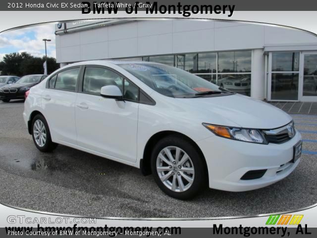2012 Honda Civic EX Sedan in Taffeta White