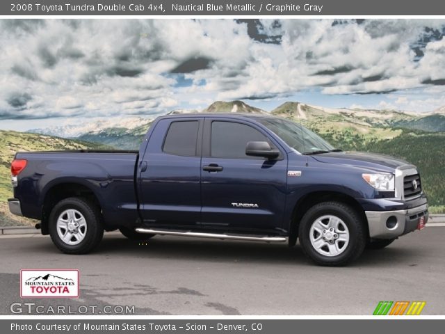 2008 Toyota Tundra Double Cab 4x4 in Nautical Blue Metallic
