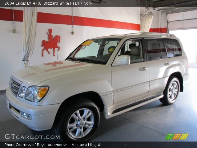 2004 Lexus LX 470 in Blizzard White Pearl