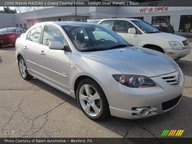2006 Mazda MAZDA3 s Grand Touring Sedan in Sunlight Silver Metallic