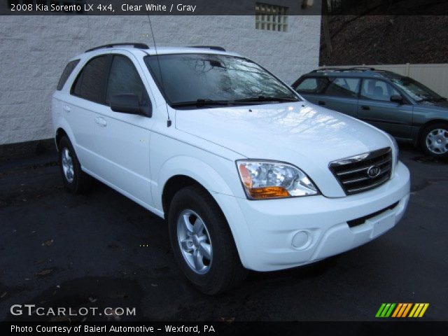 2008 Kia Sorento LX 4x4 in Clear White