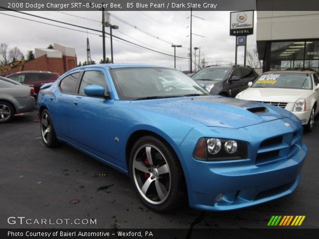 2008 Dodge Charger SRT-8 Super Bee in B5 Blue Pearl