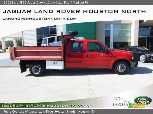 2002 Ford F350 Super Duty XL Crew Cab in Red