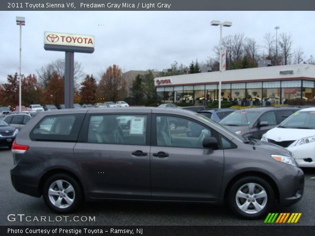 2011 Toyota Sienna V6 in Predawn Gray Mica