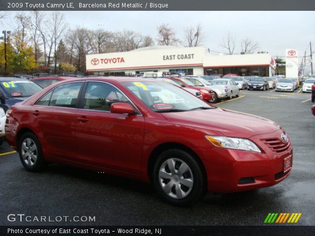 2009 Toyota Camry LE in Barcelona Red Metallic