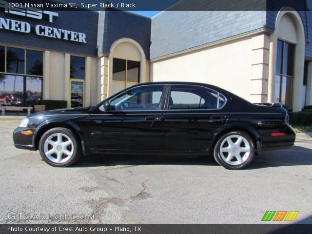 2001 Nissan Maxima SE in Super Black