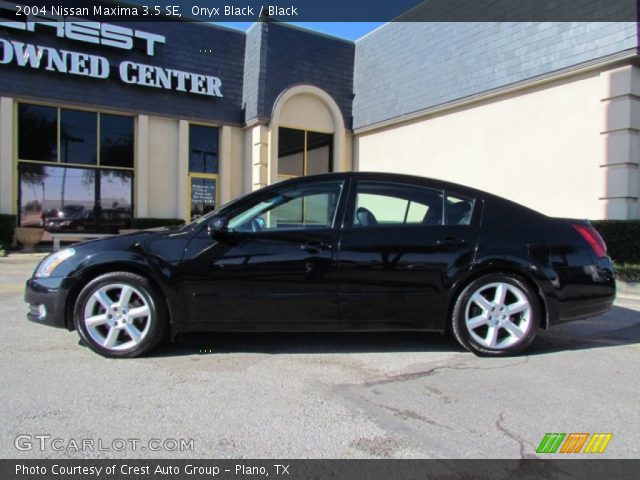 2004 Nissan Maxima 3.5 SE in Onyx Black