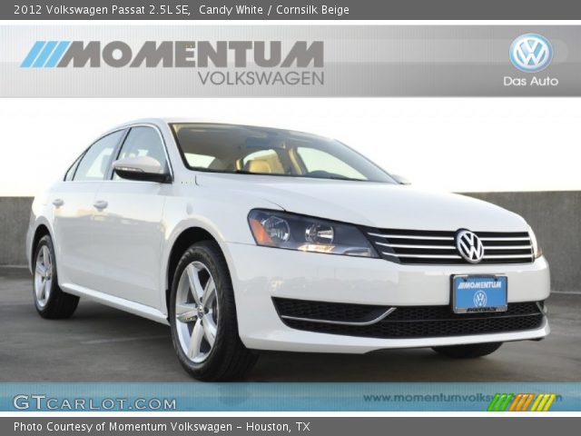 2012 Volkswagen Passat 2.5L SE in Candy White