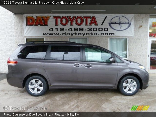 2012 Toyota Sienna LE in Predawn Gray Mica