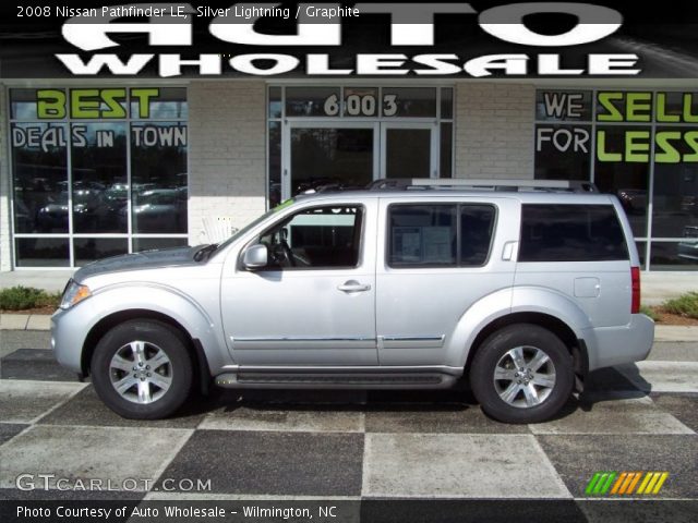 2008 Nissan Pathfinder LE in Silver Lightning