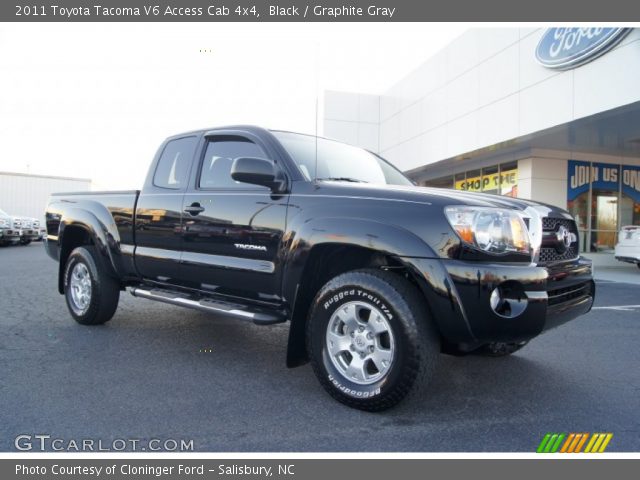 2011 Toyota Tacoma V6 Access Cab 4x4 in Black