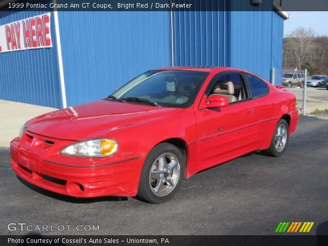 1999 Pontiac Grand Am GT Coupe in Bright Red