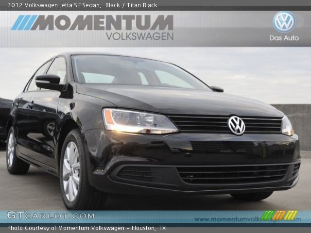 2012 Volkswagen Jetta SE Sedan in Black